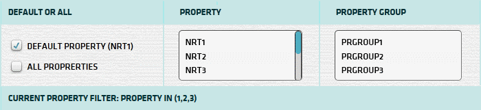 SOP Group Filter Property