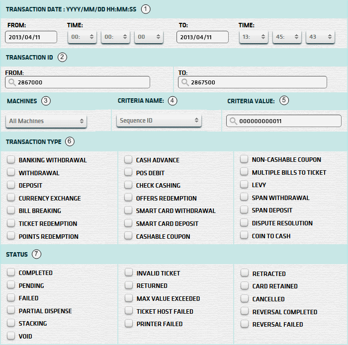 Common Transaction Filter