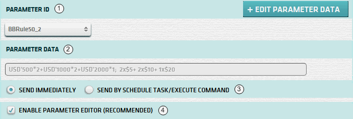 Add/Edit Machine Param