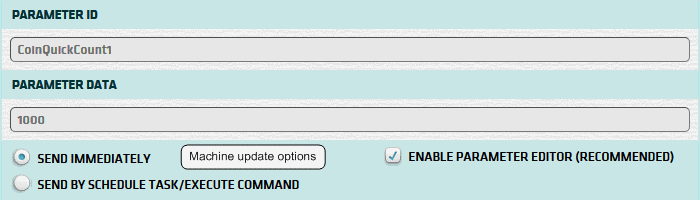 Machine Group Param Edit