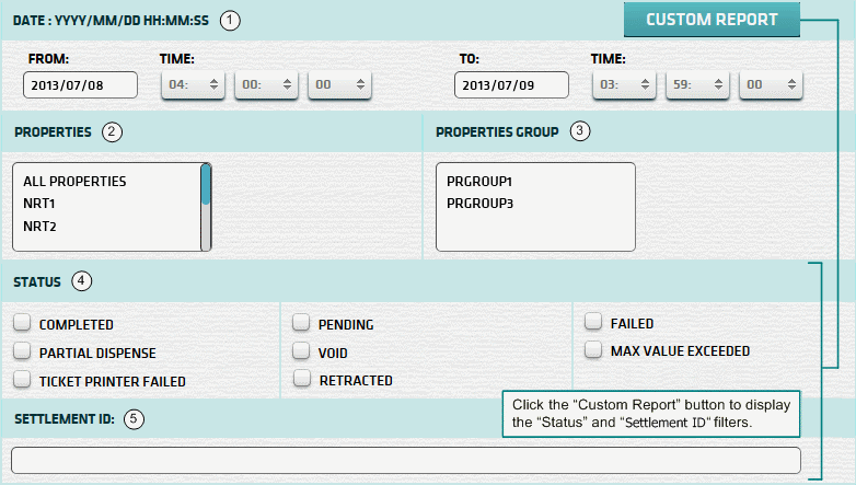 Jackpot Summary Statistics Report