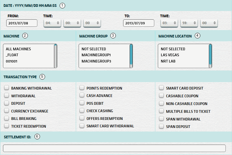 Printed Tickets Report