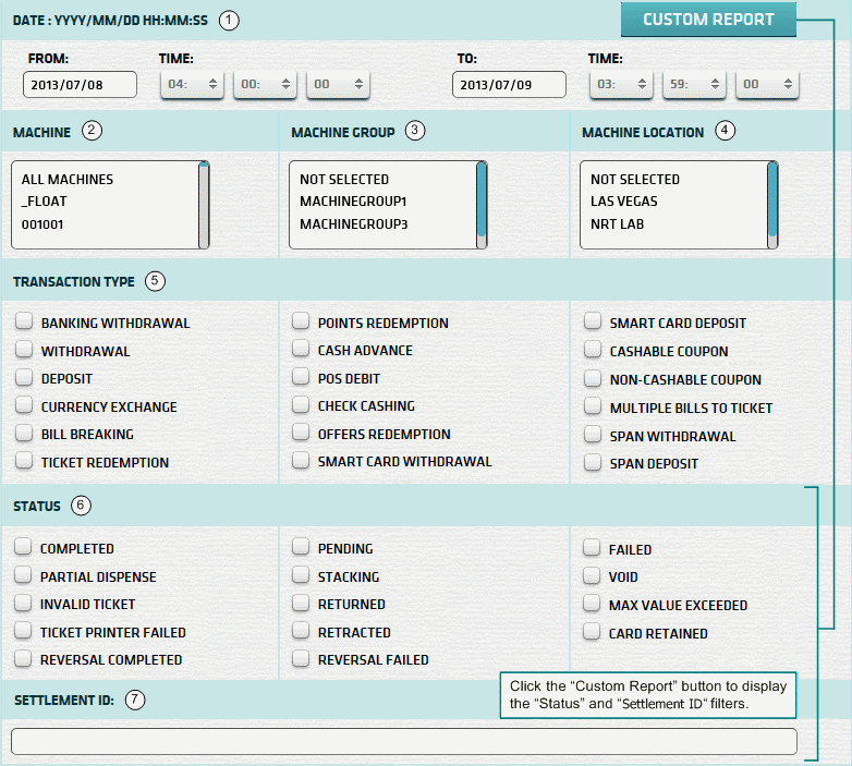 Transactions By Transaction Type Report